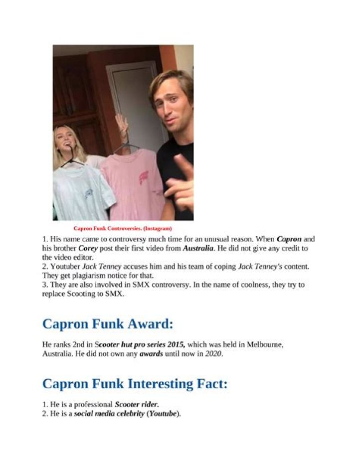 Capron Funk’s Girlfriend: Who is Capron Funk Dating?