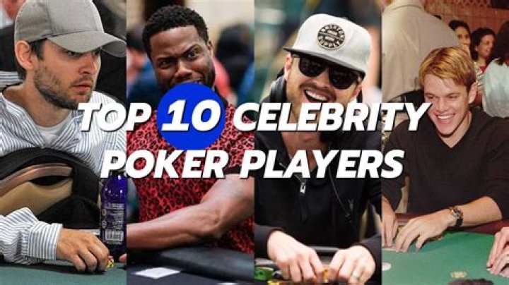 The very best celebrity poker players in the world